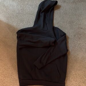 SHEIN Men's Black Hoodie Sweater